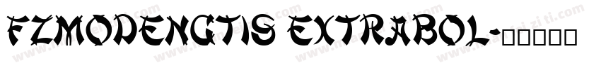 FZMoDengTiS ExtraBol字体转换